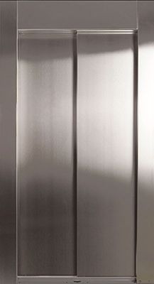 Автоматична врата за асансьор класическа двупанелна